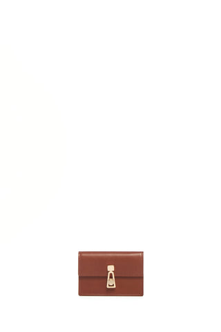 Concerta Card Wallet in Cognac Leather