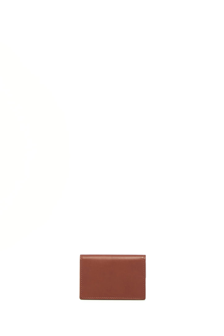 Concertina Card Wallet in Cognac Leather