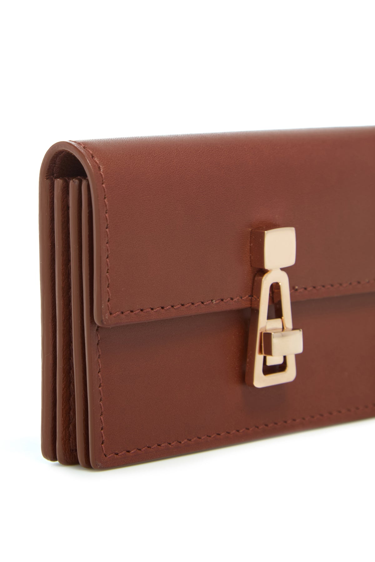 Concertina Card Wallet in Cognac Leather