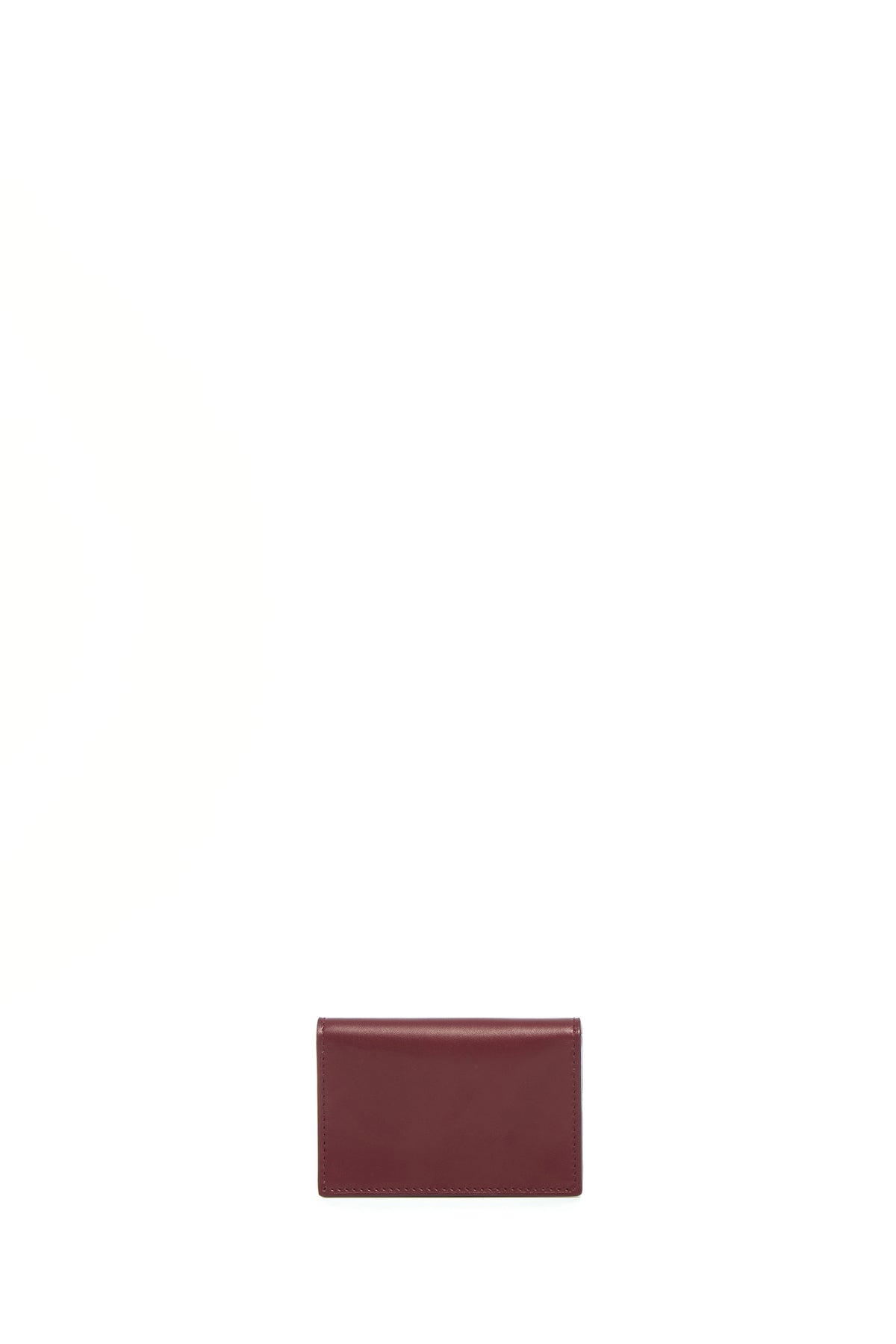 Concerta Card Wallet in Bordeaux & Pink Leather