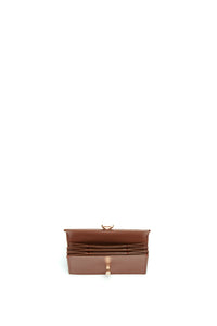 Concerta Card Wallet in Cognac Leather