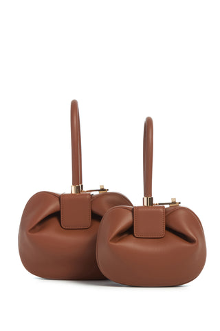 Two Cognac Nina Bags - Side by Side Comparison View | Gabriela Hearst