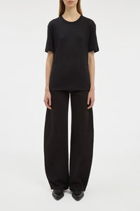 Kirby T-Shirt in Black Cashmere Jersey