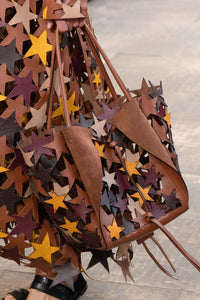 Marija Stars Tote Bag in Multicolor Nappa Leather