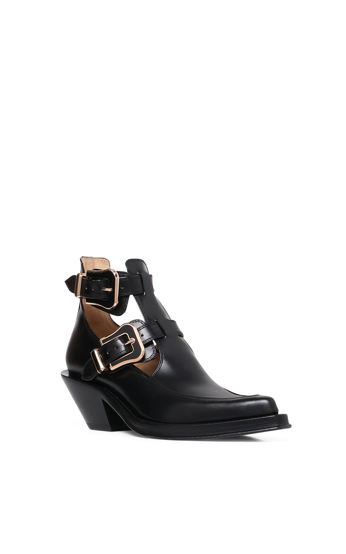 Castro Ankle Boot in Black Leather