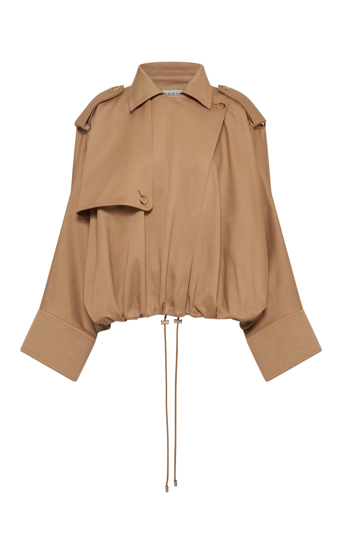 Hunt Short Jacket in Camel Sea Island Cotton Twill