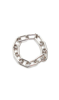 Chain Bracelet in White Gold 18K