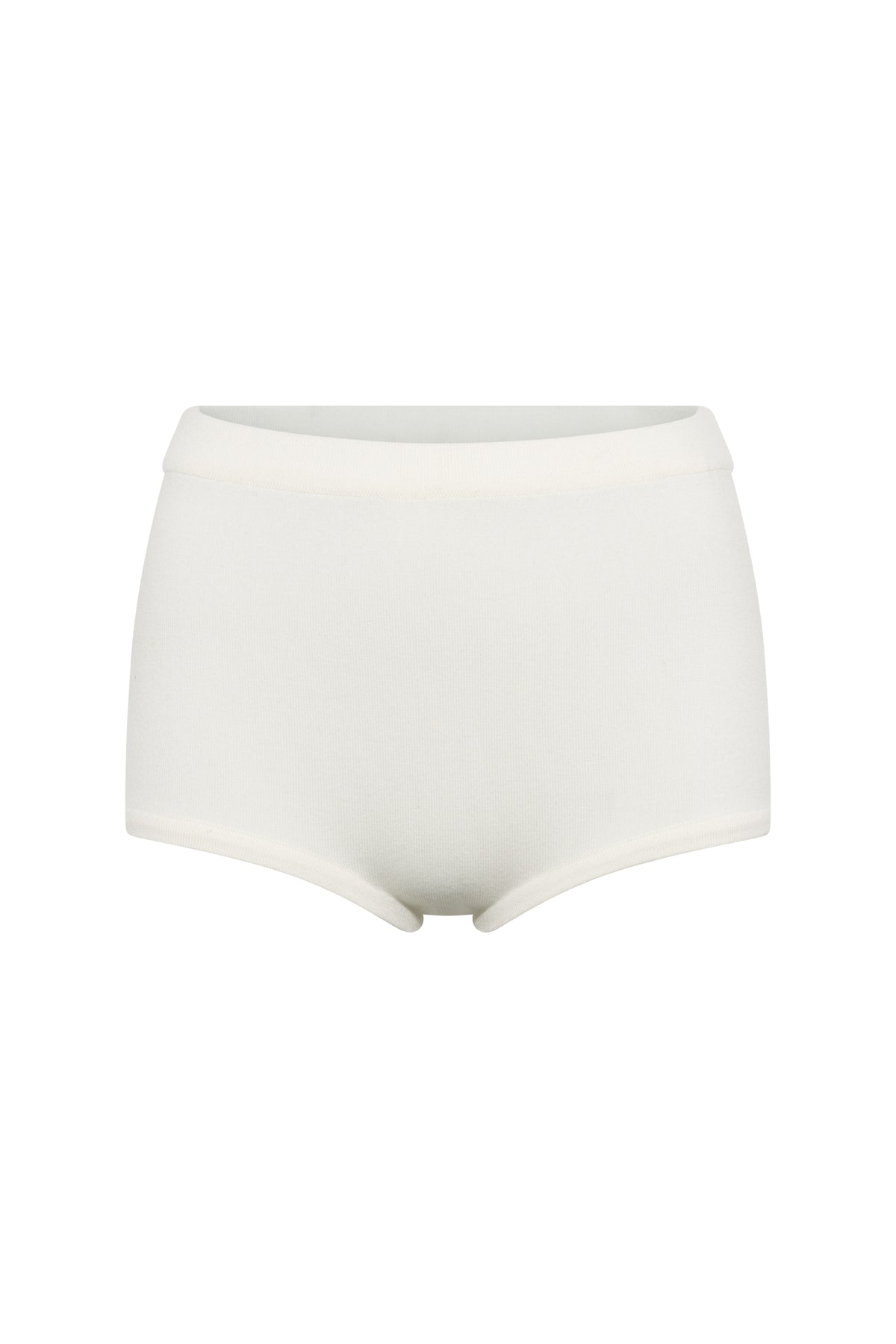 Helm Knit Pantie in Ivory Wool Cashmere