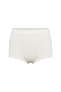 Helm Knit Pantie in Ivory Wool Cashmere