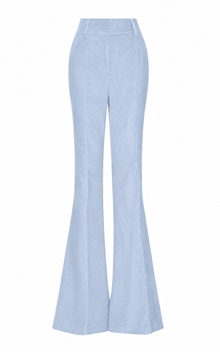 Ianthe Flare Pant in Light Blue Sea Island Cotton Corduroy