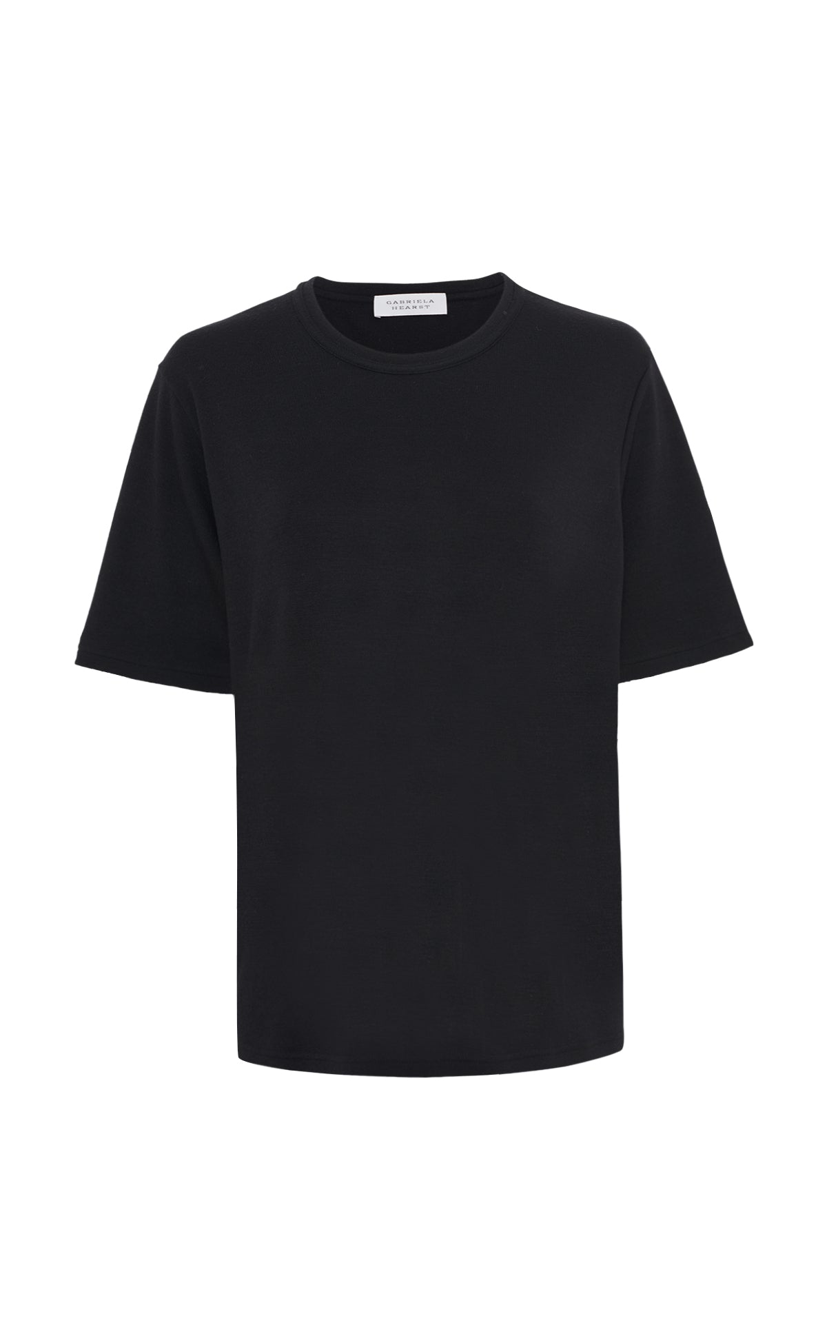 Kirby T-Shirt in Black Cashmere Jersey
