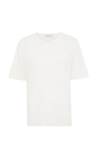 Kirby T-Shirt in Ivory Cashmere Jersey