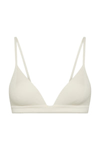 Vesha Knit Bra in Off White Cashmere
