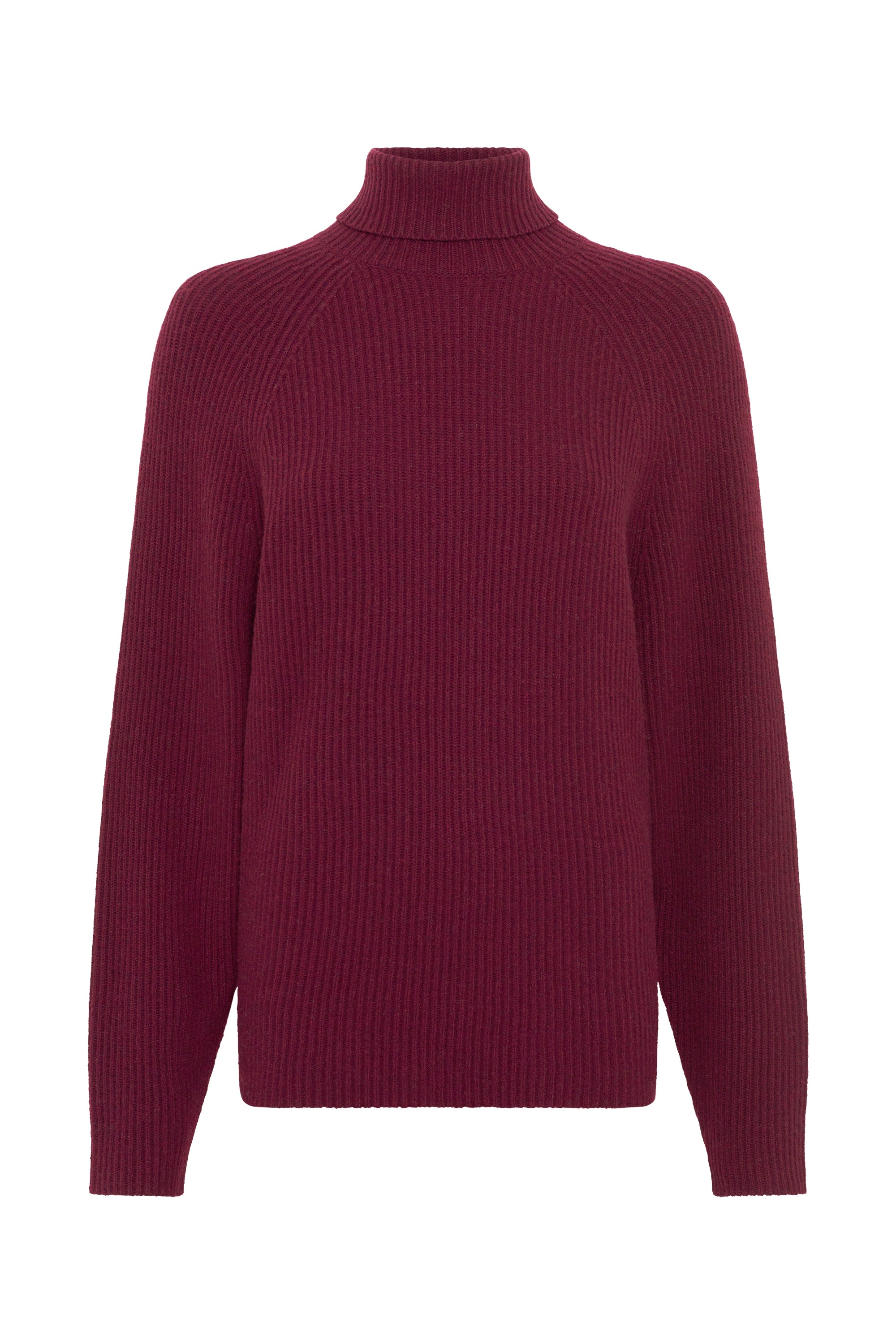 Wigman Knit Turtleneck Sweater in Bordeaux Cashmere – Gabriela Hearst