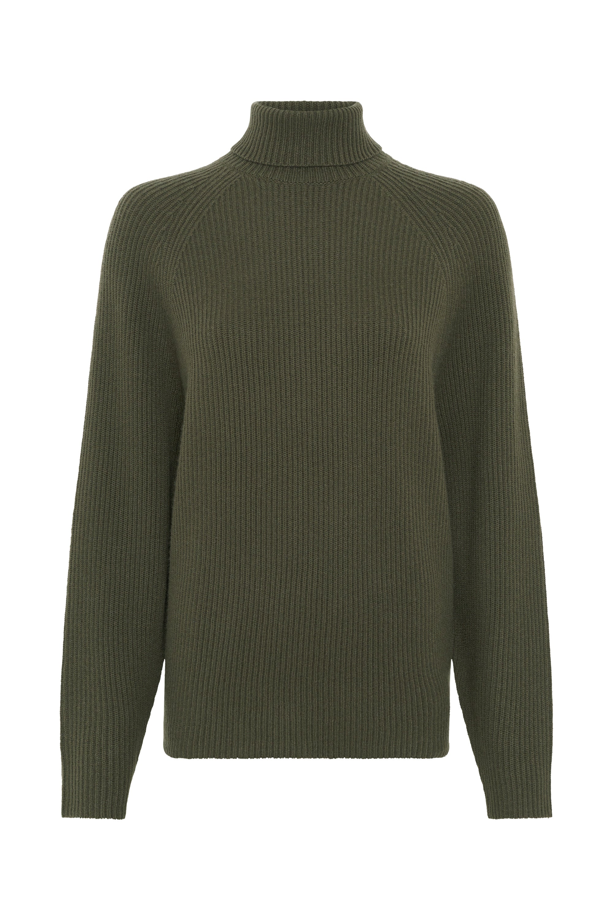 【新品】Glenmac 別注 Turtle Sweater Green 42 Wigman Knit Turtleneck Sweater in Deep Olive Cashmere – Gabriela