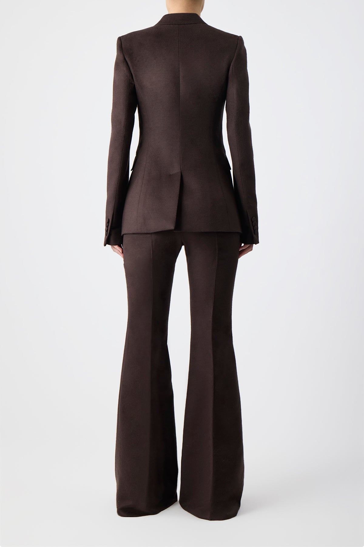 Rhein Pant in Chocolate Winter Silk