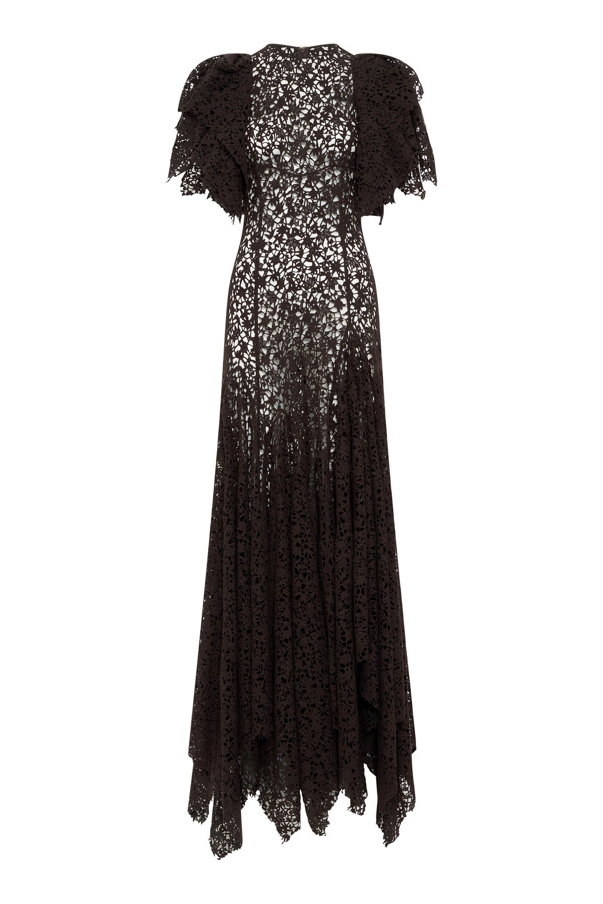 Lulsy Dress in Chocolate Cashmere Lace