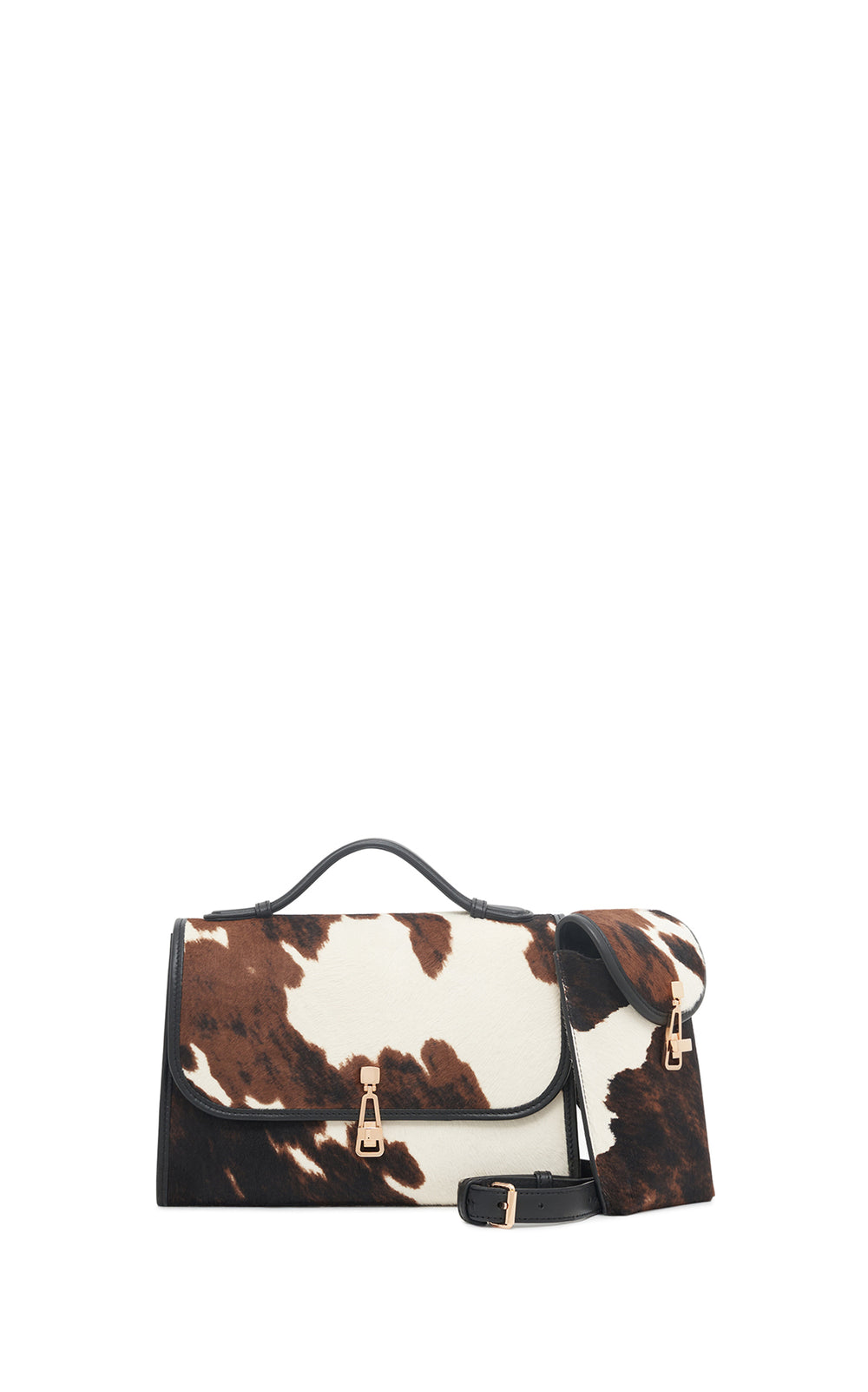 Medium Leonora Bag in Ivory Cognac Multi Pony Hair