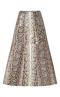 Lavani Skirt in Greyscale Inversa™ Snakeskin