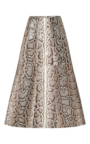 Lavani Skirt in Greyscale Inversa™ Snakeskin
