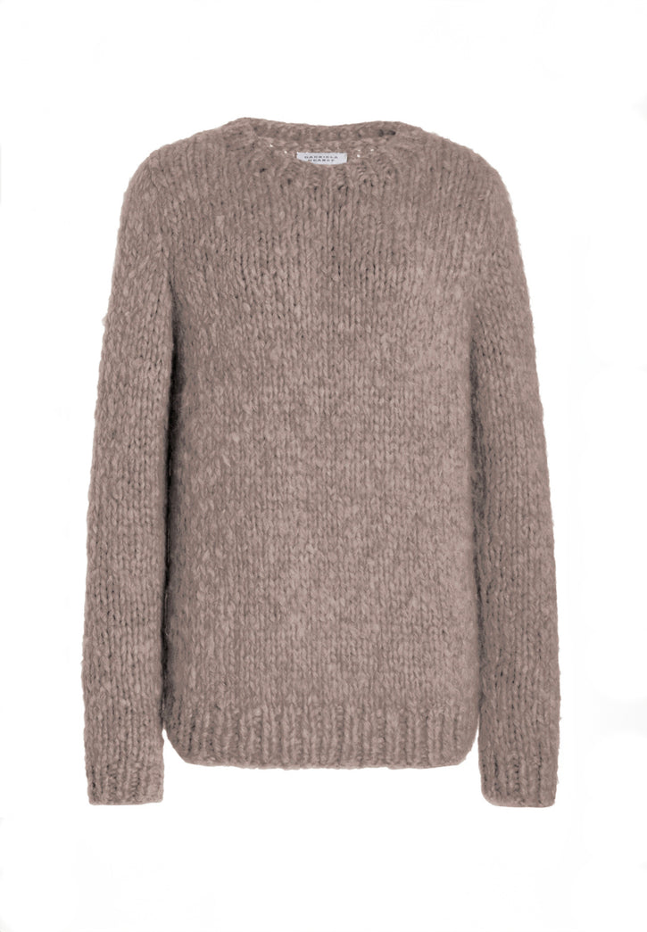 Lawrence Knit Sweater in Walnut Welfat Cashmere