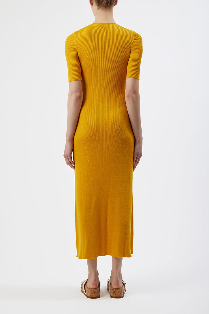 Johanna Dress in Cashmere Silk