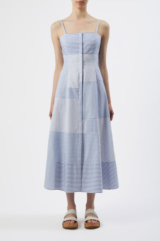 Margritte Dress in Multi Cotton Linen