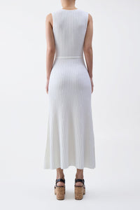 Meier Knit Dress in Ivory Cashmere Merino Wool (Copy)