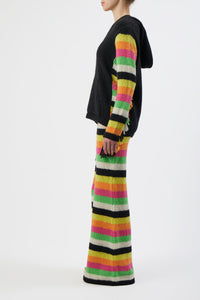 Liu Striped Pant in Multi Cashmere