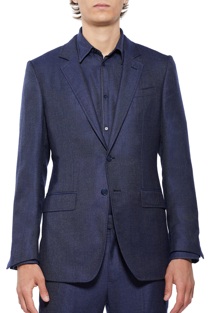 Irving Jacket in Denim Cashmere