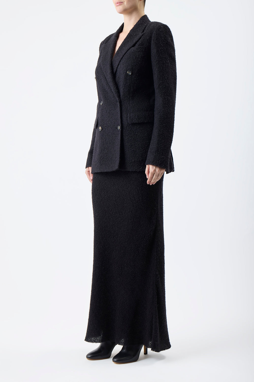 【Gabriela Hearst】カシミヤブレザー Gabriela Hearst Mairi Silk Boucle Blazer - Bergdorf Goodman