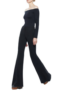 Vita Pant in Black Double-Face Wool Crepe