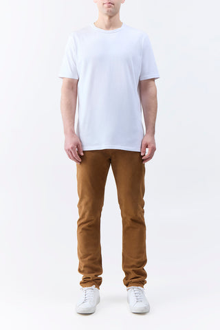 Anthony Five Pocket Pant in Camel Suede
