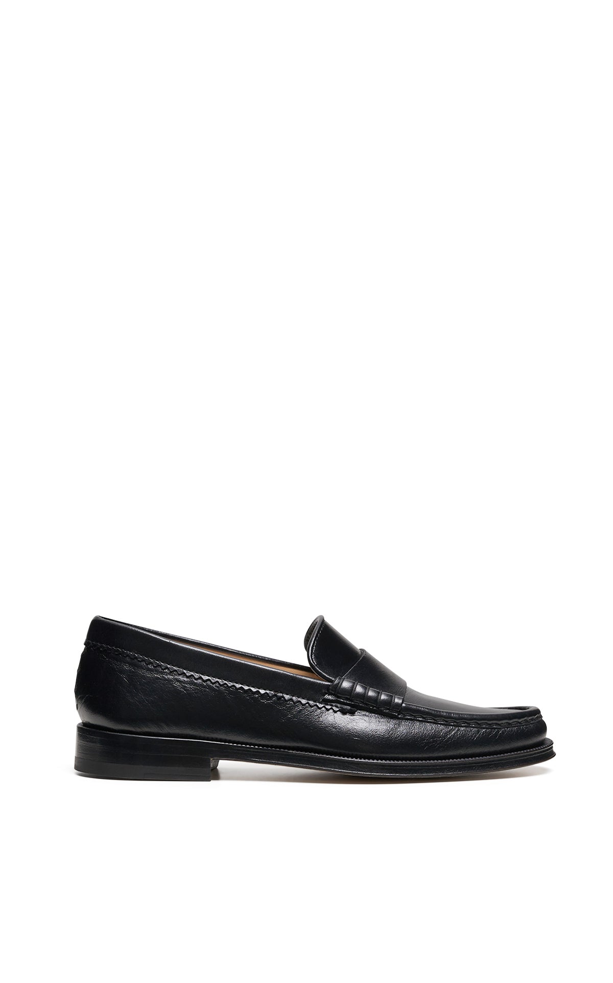 Seren Loafer in Black Leather