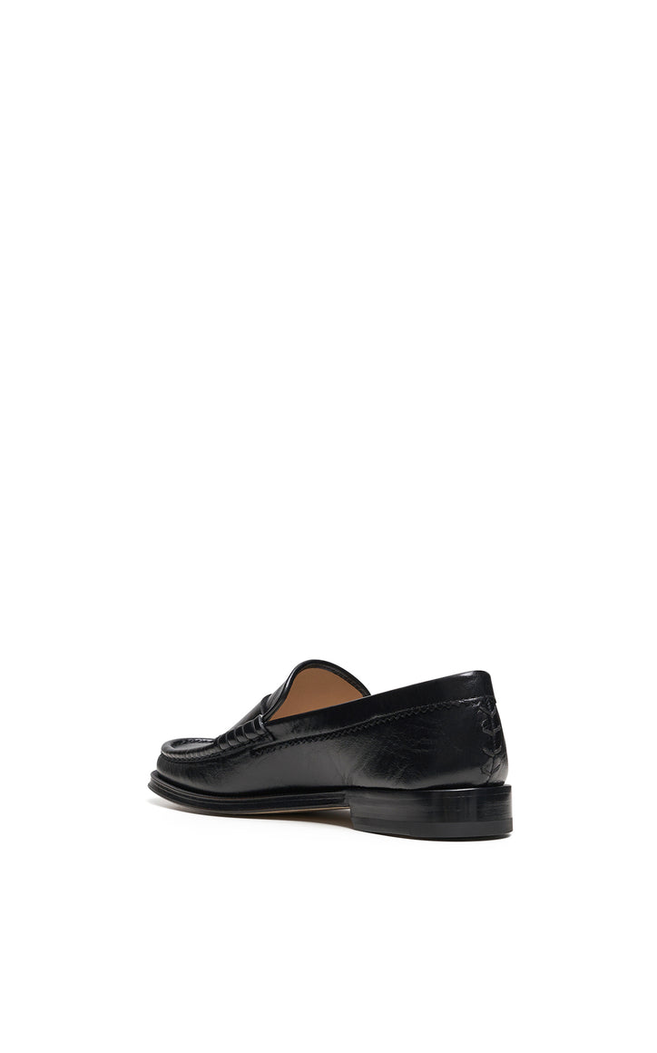 Seren Loafer in Black Leather