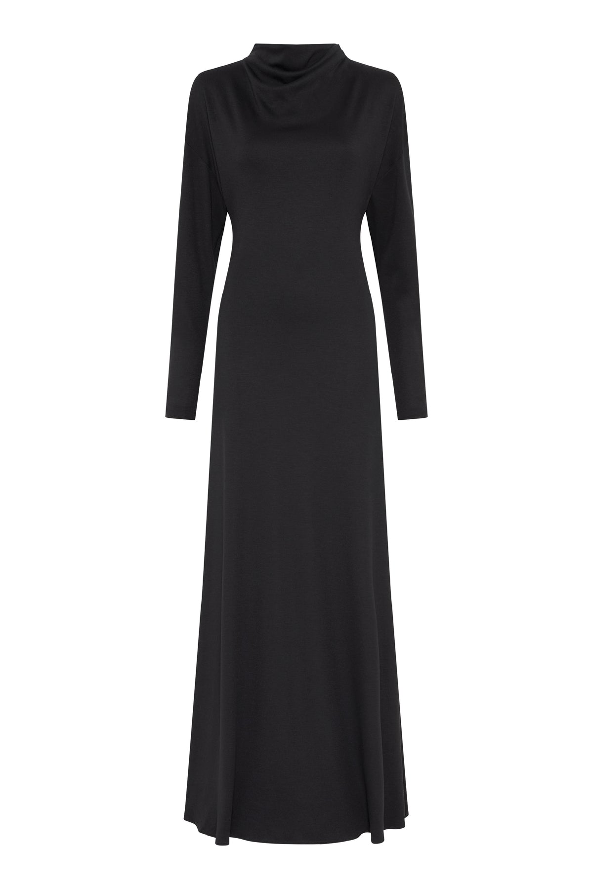 Hemera Dress in Black Cashmere Jersey
