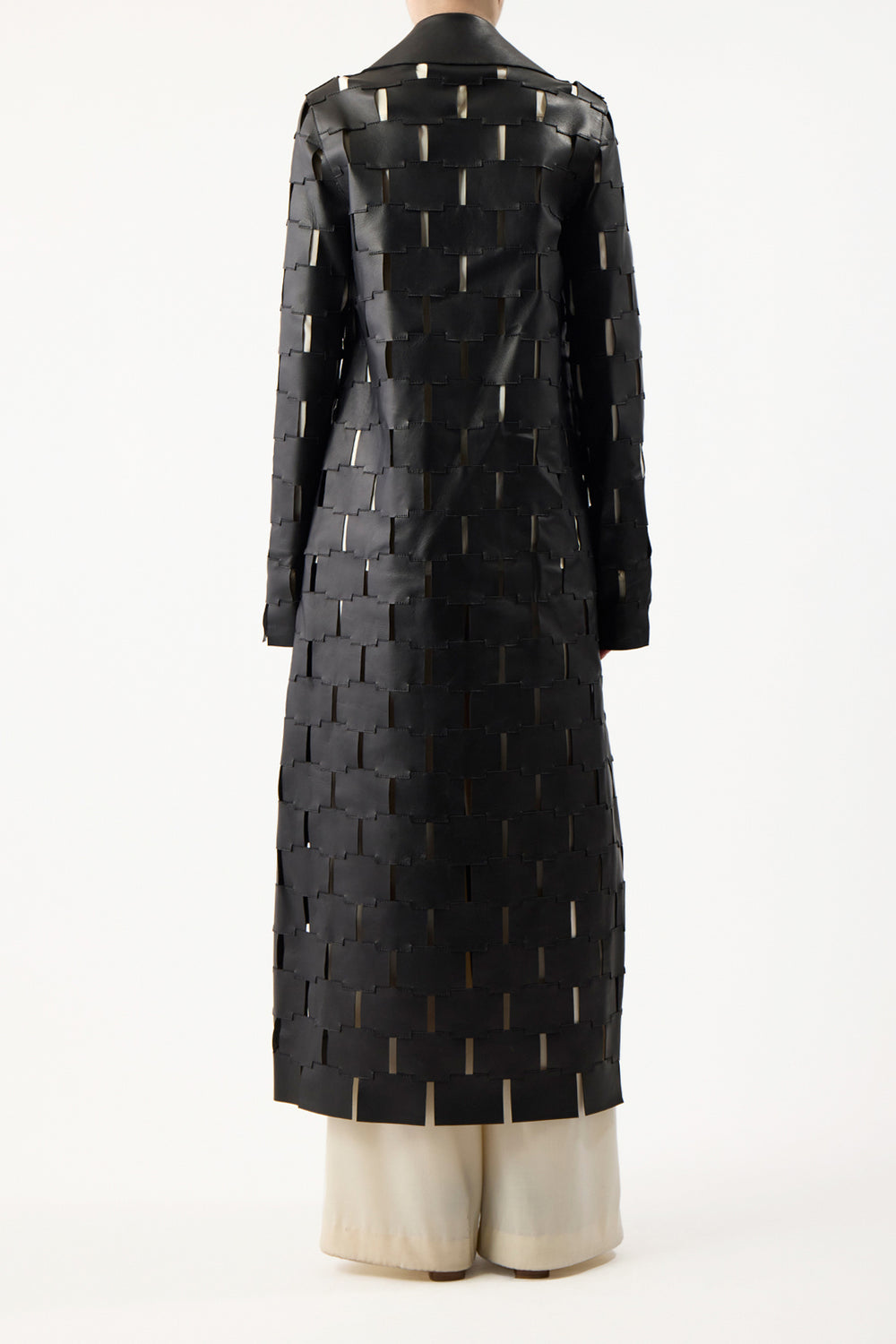 ブラックナッパレザーのネスビットコート