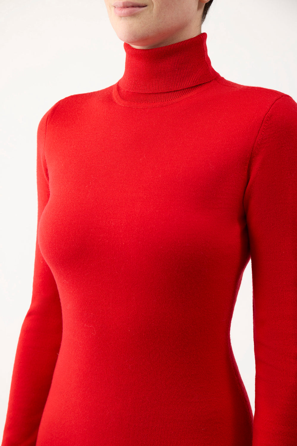 May Knit Turtleneck in Red Topaz Cashmere Wool – Gabriela Hearst