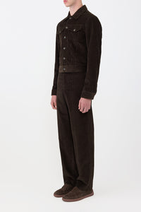 Barry Trucker in Chocolate Cashmere Corduroy