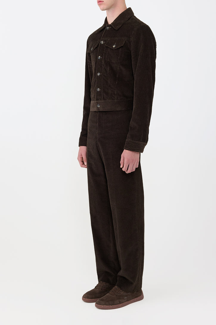 Barry Trucker in Chocolate Cashmere Corduroy