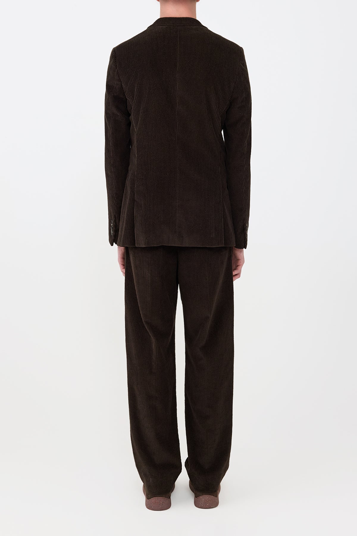 Irving Jacket in Chocolate Cashmere Corduroy