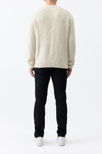 Antiope Knit Sweater in Ivory Cashmere