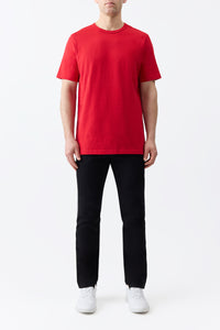 Bandeira T-shirt in Scarlet Red Organic Cotton