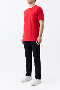 Bandeira T-shirt in Scarlet Red Organic Cotton