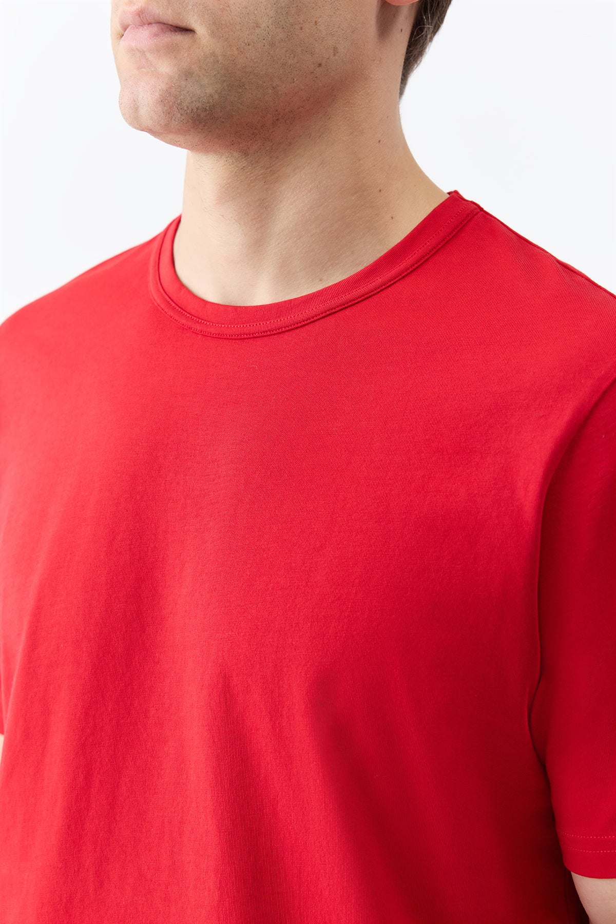 Bandeira T-shirt in Scarlet Red Organic Cotton