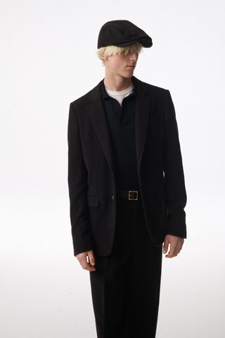 Irving Jacket in Chocolate Cashmere Corduroy