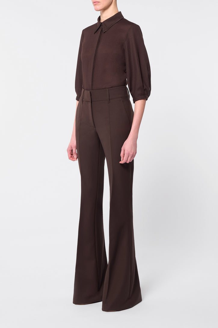 Rhein Pant in Chocolate Sportswear Wool