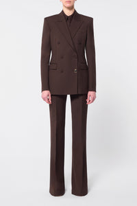 Gavin Blazer in Chocolate Sportswear Wool