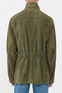 Darwin M64 Jacket in Olive Suede