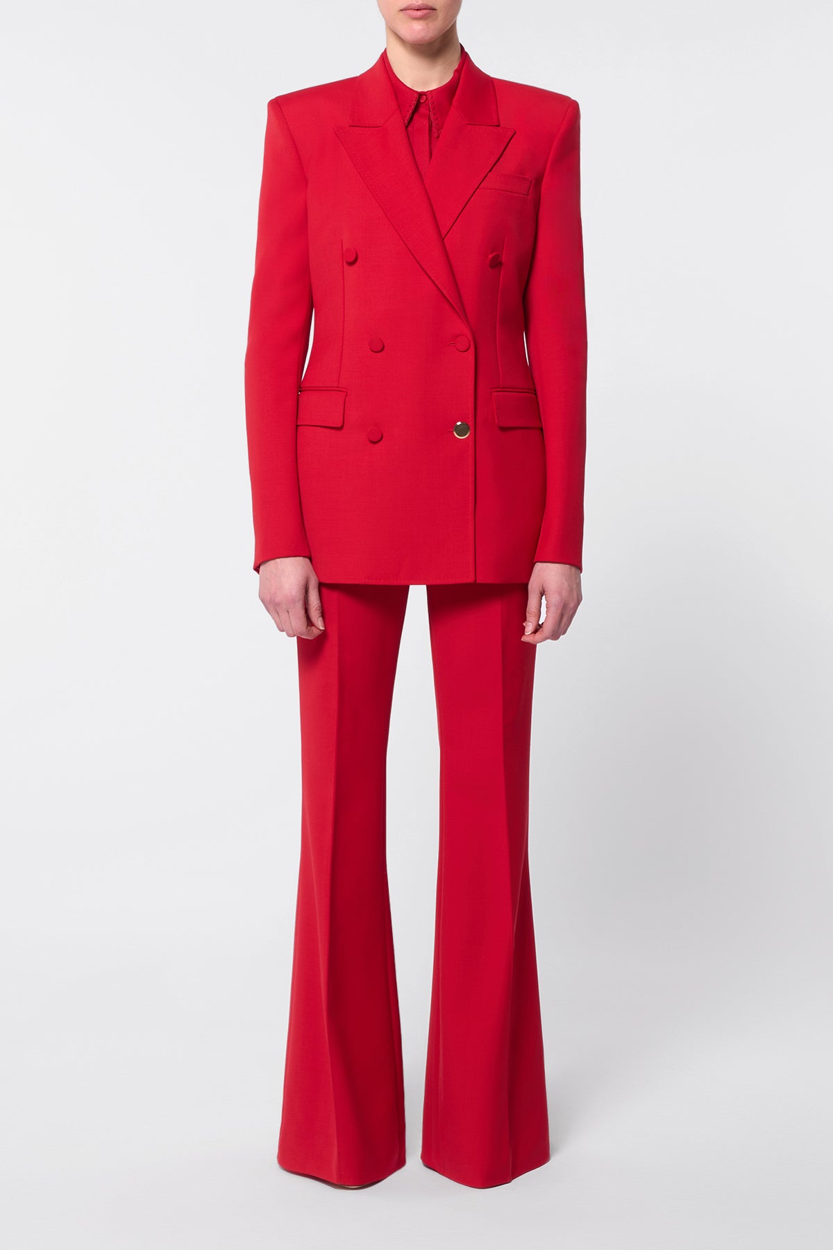 Rhein Pant in Scarlet Red Sportswear Wool